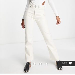 Weekday Jeans in Cream